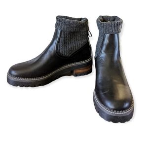 Universal Thread Daphne Block Heel Sock Boots Memory Foam Size 9